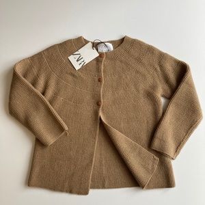 Zara girl tan sweater